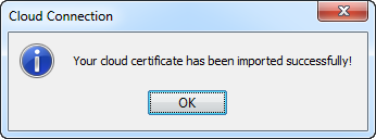 Cloud Connection Test